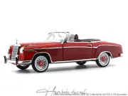 Mercedes Benz 220 SE Cabriolet 1960 W128 Red Sunstar 1:18