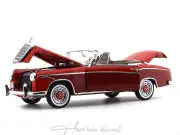 Mercedes Benz 220 SE Cabriolet 1960 W128 Red Sunstar 1:18