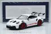 Porsche 911 ( 992 ) GT3 RS 2022  White -Pryo Red Norev 1:18 Diecast