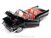 Chevrolet Bel-air Convertible JAMES BOND 07 DR No Black 1957 Autoworld 1:18 Diecast