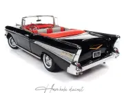 Chevrolet Bel-air Convertible JAMES BOND 07 DR No Black 1957 Autoworld 1:18 Diecast