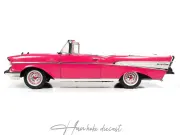 Chevrolet Bel-air Cabriolet 1957  Convertible Pink Autoworld 1:18
