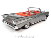 Chevrolet Bel-air Cabriolet Sılver 1957 Autoworld 1:18