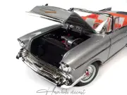 Chevrolet Bel-air Cabriolet Sılver 1957 Autoworld 1:18