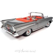 Chevrolet Bel-air Cabriolet Sılver 1957 Autoworld 1:18
