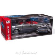 Chevrolet Bel-air Cabriolet Sılver 1957 Autoworld 1:18