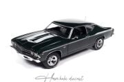 1969 Chevy Chevelle YENKO Fathom Green Autoworld 1:18