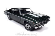 1969 Chevy Chevelle YENKO Fathom Green Autoworld 1:18