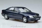 Mercedes Benz S55 Amg W220 2000 Blue Norev 1:18