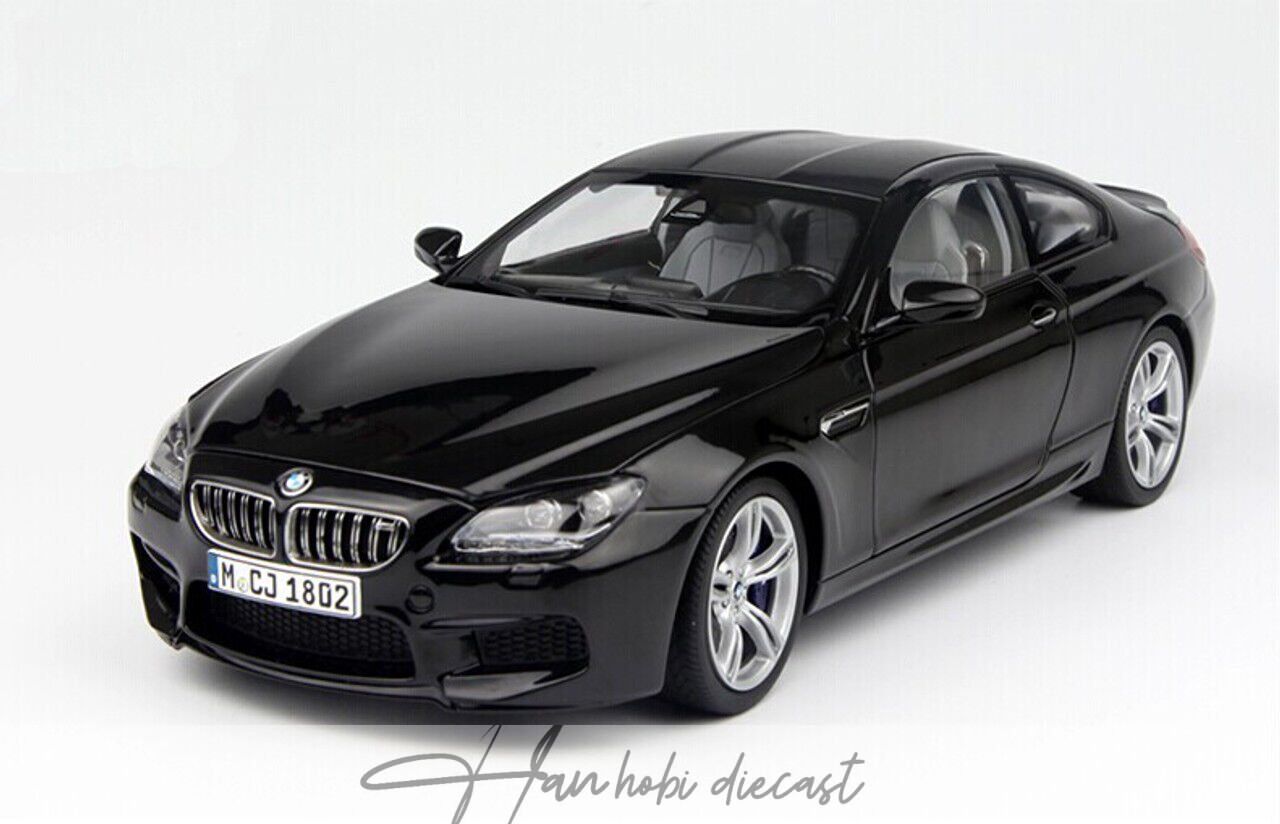 BMW M6 F13 Coupe Dark Blue Black 2005 Paragon  1:18 Diecast Model