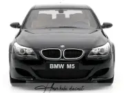BMW M5 E61 Touring 2004 Black Otto 1:18 Resin Model