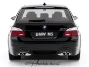 BMW M5 E61 Touring 2004 Black Otto 1:18 Resin Model
