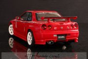 Nissan R34 G-TR Nismo R-Tune R1 Red Autoart Millennium 1:18 Diecast Model