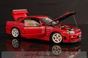 Nissan R34 G-TR Nismo R-Tune R1 Red Autoart Millennium 1:18 Diecast Model