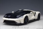 Ford Gt Heritage Edition Prototype White Autoart 1:18