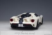 Ford Gt Heritage Edition Prototype White Autoart 1:18