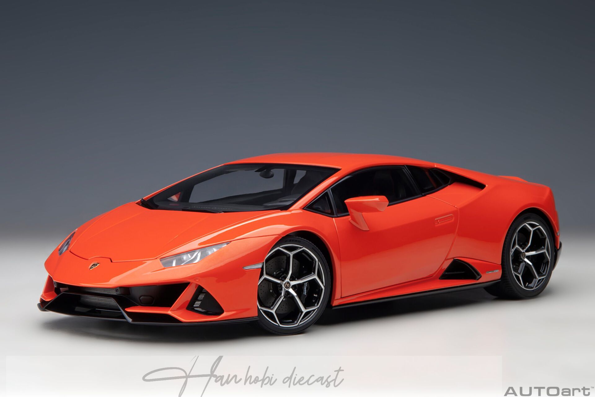 Lamborghini Huracan Evo Arancio Xanto Autoart 1:18 Compozit