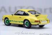 Porsche 911 Carrera 2.7 RS 1973 Yellow / Green Stripes  Autoart 1:18 Compozit