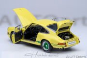 Porsche 911 Carrera 2.7 RS 1973 Yellow / Green Stripes  Autoart 1:18 Compozit