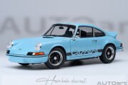 Porsche 911 Carrera 2.7 RS  Blue  / Black Stripes  Autoart 1:18 Compozit