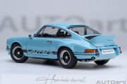 Porsche 911 Carrera 2.7 RS  Blue  / Black Stripes  Autoart 1:18 Compozit