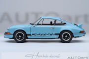 Porsche 911 Carrera 2.7 RS  Blue  / Black Stripes  Autoart 1:18 Compozit