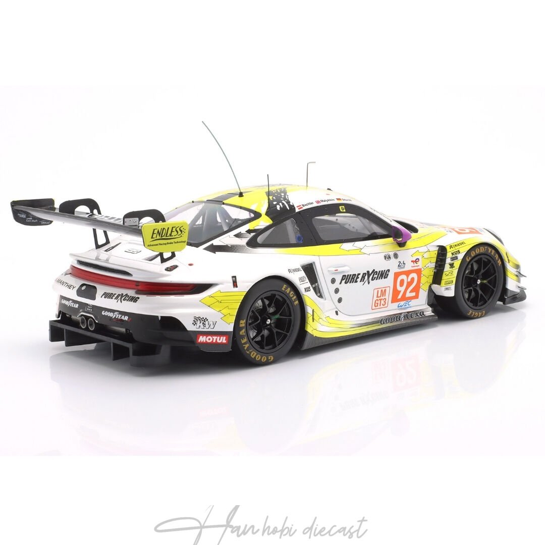 Porsche 911 GT3 RS #92 Lemans 2024 IXO1:18 Die cast
