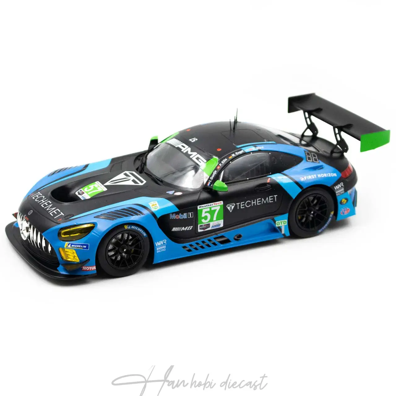 Mercedes AMG GT3 Evo  #4 Team HRT24 H Nürburgring 2024 IXO 1:18 Die cast