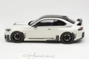 BMW M2 G87 M Performance White 2023 Black GT Spırıt 1:18 Resin Model