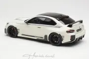 BMW M2 G87 M Performance White 2023 Black GT Spırıt 1:18 Resin Model