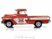 Chevy Cameo Pickup Truck 1957 Red-White  ( Miller hiğh life )  Autoworld 1:18 Diecast