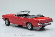 Ford Mustang Convertible 1966 Red Norev 1:18 Diecast