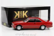 Mercedes Benz 560 Sec Coupe C126 Red Metallic 1987 KK Scale  1:18   Diecast