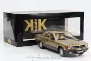 Mercedes Benz 500 Sec Coupe C126 Gold  Metallic 1987 KK Scale  1:18   Diecast