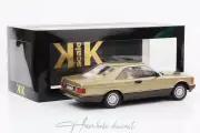 Mercedes Benz 500 Sec Coupe C126 Gold  Metallic 1987 KK Scale  1:18   Diecast