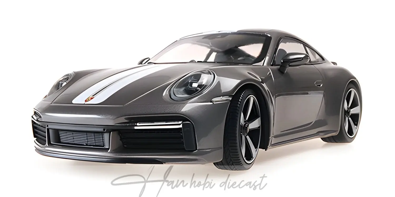 Porsche 911 ( 992 ) Sport Classic Grey 2022 Minichamps 1:18