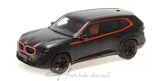 Bmw XM ( G09 ) Matt Black - Orange trim 2023 Minichamps 1:18 Diecast