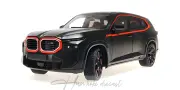 Bmw XM ( G09 ) Matt Black - Orange trim 2023 Minichamps 1:18 Diecast