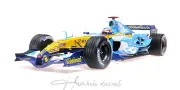 Renault F1 R25 Fernando Alanso GP 2005 Minichamps 1:18 Diecast
