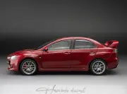 Mitsubishi Lancer Evolution X Red MEtallic Sunstar 1:18 Diecast
