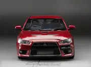 Mitsubishi Lancer Evolution X Red MEtallic Sunstar 1:18 Diecast