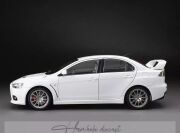 Mitsubishi Lancer Evolution X White Sunstar 1:18 Diecast
