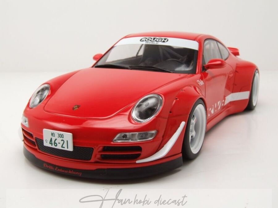 Porsche 911 RWB 997  RED IXO 1:18 Die cast