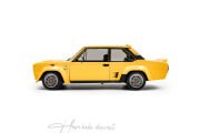 Fıat 131 Abarth Yellow 1980 Solido 1:18 Diecast