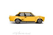 Fıat 131 Abarth Yellow 1980 Solido 1:18 Diecast