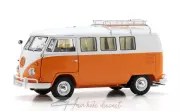 Volkwagen T1 Camping Bus Orange - White 1959 Schuco 1:18 Diecast