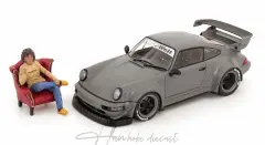 Solido 2024 Porsche 964 RWB Nardo Grey With Akira Nakai
