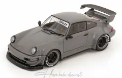 Solido 2024 Porsche 964 RWB Nardo Grey With Akira Nakai