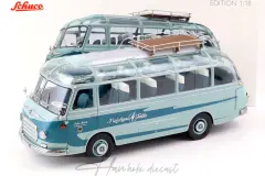 Setra S6 Bus 1955 Blue,Kraichgaufalke Schuco 1:18 Diecast