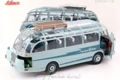 Setra S6 Bus 1955 Blue,Kraichgaufalke Schuco 1:18 Diecast